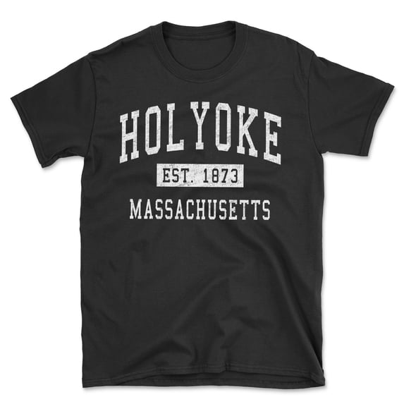 Holyoke Massachusetts Classic Established Men's Cotton T-Shirt