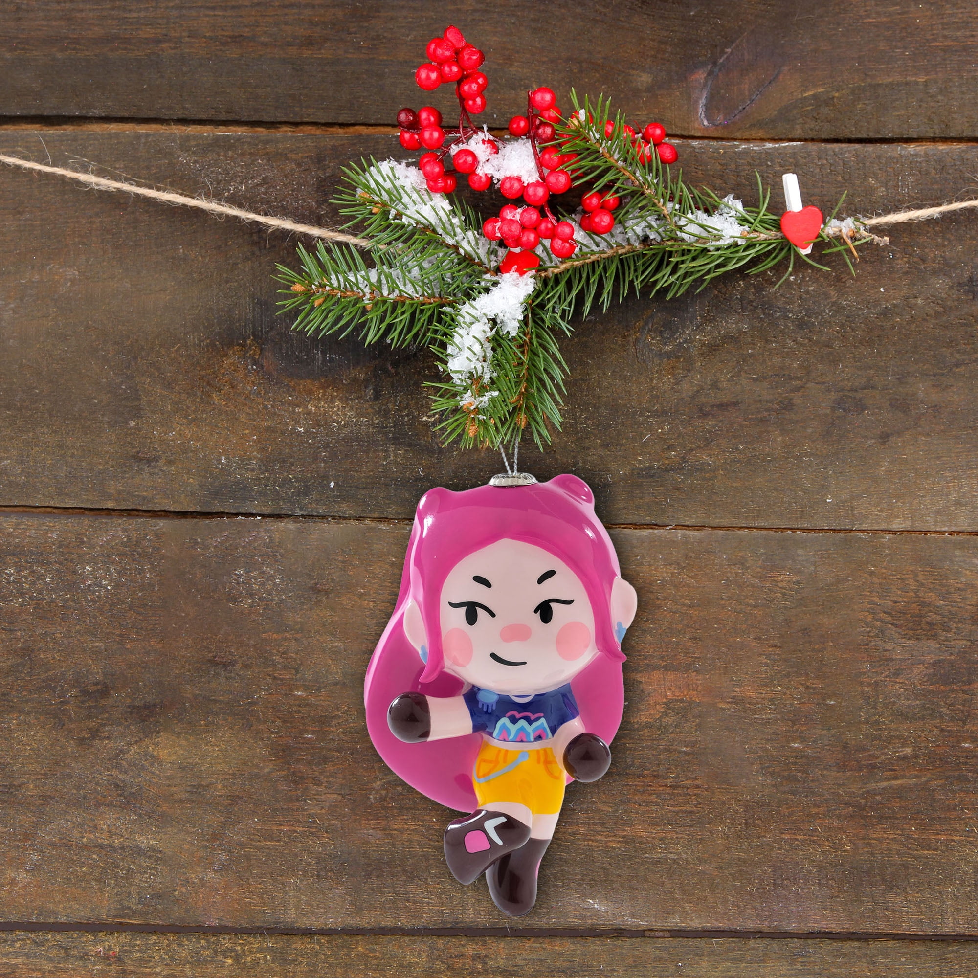 K‑Pop Demon Hunters Mira Figural Christmas Tree Ornament