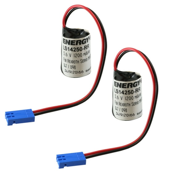 2x LS14250-RR 3.6V 1100mAh REXROTH Compatible with Battery R911277133 R911281394