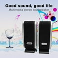 thumbnail image 5 of 2 Pcs USB Computer Speakers Portable Speaker Stereo 3.5mm with Ear Jack for Desktop PC Laptop, 5 of 9