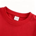 thumbnail image 4 of Povozer 4th Of July Outfits Toddler Girl 250 Anniversary Usa Girl Comfortable Breathable Set Independence Day Bow Embroidered Short Sleeved Top Mesh Short Skirt Two Piece Set Size 3-4 Years,Red, 4 of 6