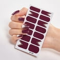 thumbnail image 6 of Glitter Manicure Self Adhesive for Women Girls Nail Polish Strips Nail Art Decal Full Nail Wraps Nail Stickers AF009, 6 of 8