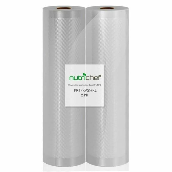 NutriChef Universal 11-Inch Vacuum Sealer Bags, 100 Feet