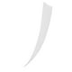 thumbnail image 5 of 10 piezas flecha Fletching flecha s Fletches escudo corte 5 pulgadas Blanco Zulema Flecha Fletching, 5 of 8