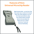 thumbnail image 5 of Hero Bluetooth Universal Microchip Reader/Scanner with Black Case by Microchip ID Systems, 5 of 6