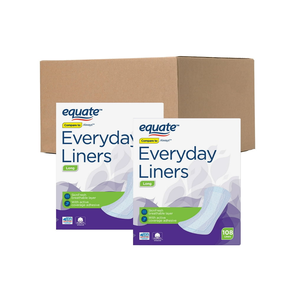 Equate Everyday Liners, 216 Ct