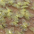 thumbnail image 3 of MasteelfCA 50pcs Simulation Wired Mesh DIY Wedding Craft Decoration Home Decoration(Light Yellow), 3 of 7