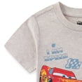 thumbnail image 4 of Disney Cars Lightning McQueen Short Sleeve T-Shirt (Boys), 2 Pack, Sizes 2T-6, 4 of 9