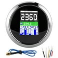 thumbnail image 3 of Multifunction Instrument Oil Pressure Gauge Temperature Meter Multifunction Gauge 85mm RPM Temp Oil Pressure Fuel Level Meter For Car Outboard Motorcycle, 3 of 8