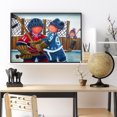 thumbnail image 3 of Cuadros Decorativos Diamond Painting 5D DIY Horror Hockey Sportman Full Round Drill Kit (V1300) Tmvgtek embutido en tela, 3 of 9