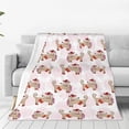 thumbnail image 1 of Balery Dachshund Dog Puppy Manta de Felpa Suave y Acogedora – Cobija de Franela Aterciopelada para Cama, Lavable y Cálida para Sofá, Mascotas, Transpirable-50"x40", 1 of 7