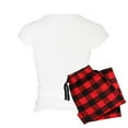 thumbnail image 2 of CafePress - Happy Camper T Shirt Pajamas - Women's Short Sleeve Print T-Shirt and Pants Light Cotton Pajama Set, 2 of 7