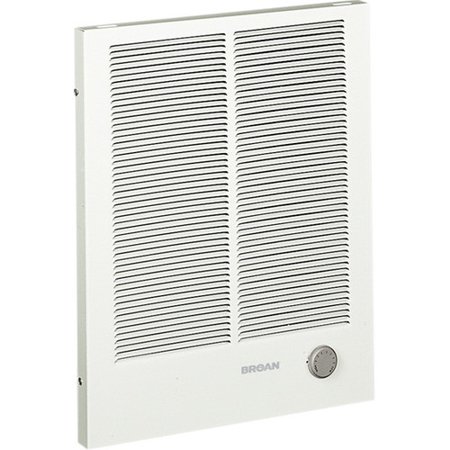 Broan Model 198 Wall Heater, 2000/4000 Watt 240 VAC, White Painted Grille