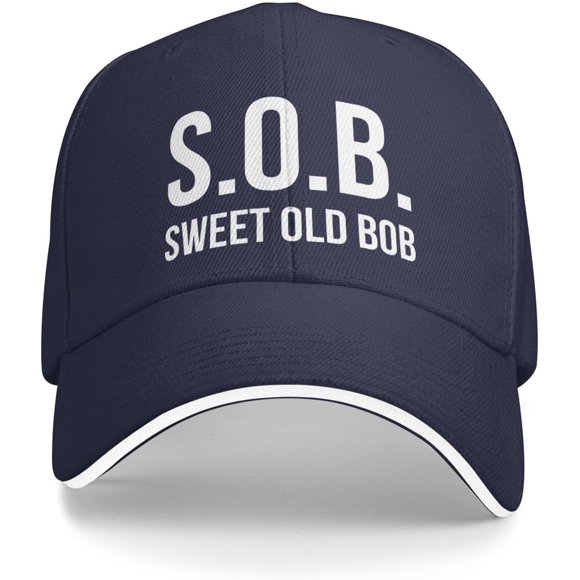 Sweet Old Bob Hat Funny Sandwich Visor Golf Baseball Cap Adjustable Dad Hats for Men Women