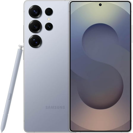 SAMSUNG Galaxy S25 Ultra Cell Phone, 256GB, AI Smartphone, Unlocked Android, AI Camera, Fast Processor, Long Battery Life, 2025, Titanium Silverblue