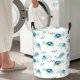 thumbnail image 5 of Fotbe Sea Turtle Cesto de Ropa con Asas, Cesto Impermeable de Gran Capacidad, Bolsa de Lavado para Dormitorio, Cesto de Ropa con Ruedas y Asas-Medium, 5 of 6