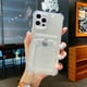 thumbnail image 1 of Funda transparente con tarjetero para Samsung Galaxy S23 A23 A32 A53 A52 A72 Note 20 S22 S21 Ultra S20 FE S10 Plus, funda transparente Tan Jianjun unisex, 1 of 2