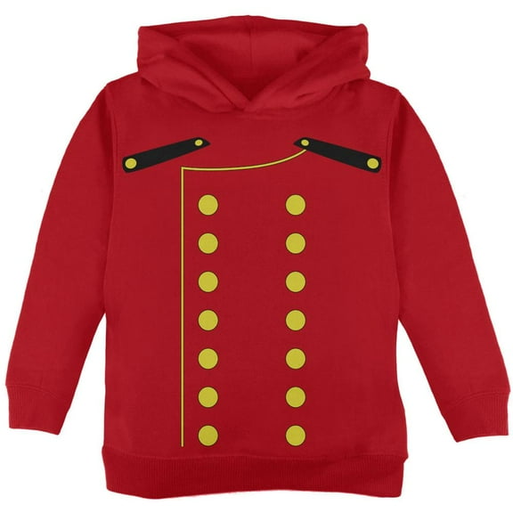 Halloween Hotel Bellhop Costume Red Toddler Hoodie - 2T