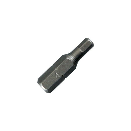 

Best Way Tools 2579910 0.25 in. Dia. x 1 in. 4 mm Hex Recess Tamper-Proof Security Bit