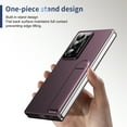 thumbnail image 5 of ELEHOLD Case For Samsung Galaxy Z Fold 7, HD Front Membrane Built-In Kickstand Military Grade Drop Protection, Anti-Fingerprint Lens Frame Cover Slim Fit Folding Case For Samsung Z Fold 7,Winered, 5 of 11