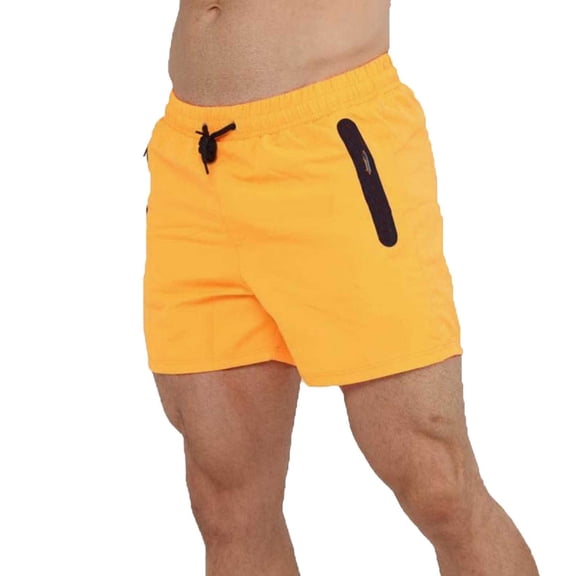 Hurxie Men's Running Athletic Shorts 5"/ 7"/ 9" Workout Gym Short Tennis Quick Dry Active Sport Hiking Basketball Orange,XL
