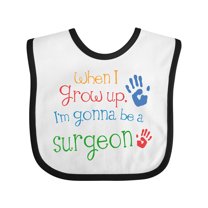 Inktastic Future Surgeon Kids Doctor Boys or Girls Baby Bib