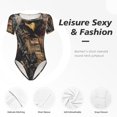 thumbnail image 4 of Fotbe Bald Eagle Soldier Body de Mujer con Cuello Redondo y Mangas Cortas, Sin Mangas Ajustado, Suave, Cómodo y Básico-XX-Large, 4 of 7