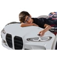 thumbnail image 3 of GTX Twin Race Car Bed with LED Lights & Sound FX, Kids Racing Bedroom Furniture, 3 of 4
