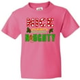 thumbnail image 3 of Inktastic Nice Until Proven Naughty with Holly and Gingerbread Man Youth T-Shirt, 3 of 5