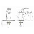 thumbnail image 2 of Ultra UF10243 Single-Handle Kitchen Faucet with Side-Spray, Stainless Steel Finish, 2 of 2