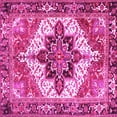thumbnail image 1 of Ahgly Company Indoor Square Persian Pink Traditional Area Rugs, 6' Square, 1 of 4