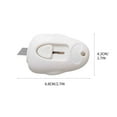 thumbnail image 6 of 3Pcs Small Box Cutter under $5! Kadlawus Small Utility Knife, Compact Box Opener, Portable Package Cutter, Mini Retractable Blade for Daily Use, Keychain Tool for Home Office Travel, 6 of 9
