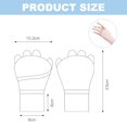 thumbnail image 2 of 2 pairs summer ice silk sunscreen gloves women's outdoor sports ice half-finger gloves thin and breathable, 2 of 5
