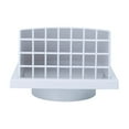 thumbnail image 4 of Exterior Wall Exhaust Vent Rainproof Range Hood Ventilation Outlet With Valve, 4 of 9