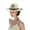 Yellow, variant on Women's Korean Style Woven Straw Bucket Hat Heart Shaped Brim Boho Design UV Protection Breathable Foldable Lightweight Stylish Sun Hat For Beach Vacation Travel Outdoor Wear Yellow M