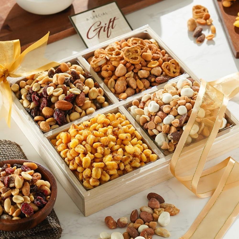 Vacaville Octagon Fruit & Nut gift Box - Walmart.com