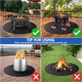 thumbnail image 4 of Almohadilla redonda confiable Naiovety para parrilla de barbacoa reutilizable y duradera, 4 of 6