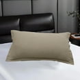 thumbnail image 3 of 18.90x29.13 Inch Stretch Pillow Cases - Jersey Knit & Envelope Closure Pillowcases with Ultra Soft T-Shirt Like Polyester Blend - Suitable for Queen or Standard Size, 3 of 8