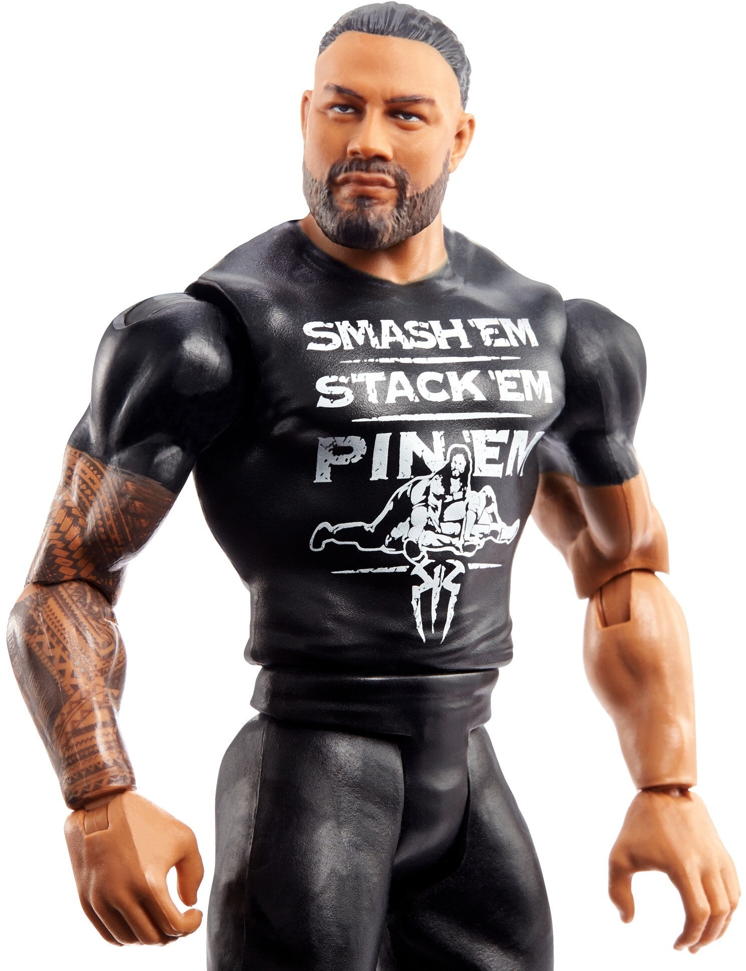 WWE Roman Reigns Action Figure, Posable 6-inch Collectible for Ages 6 Years Old & Up​​