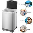 thumbnail image 1 of Full-Automatic Washing Machine Portable Compact Laundry Washer Spin ,10 Programs 8 Water Level Selections with LED Display 13.3 Lbs Capacity, Gray, 1 of 10