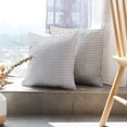 thumbnail image 6 of LALILO Throw Pillow Covers Diagonal Strokes Backdrop Geometric Cushion Cover 18" x 18", 2 Pack, 6 of 6