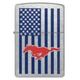 thumbnail image 2 of Zippo Ford Mustang American Flag Street Chrome Pocket Lighter, 2 of 6