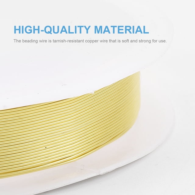 Beading Wire,Craft Wire Diy 0.5mm Wire 23ft Resistant Copper Craft Copper Craft Wire Tarnish Resistant Copper 23ft Tarnish Resistant Huiop Siuke Rookin Wire Qisuo 0.5mm