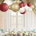 thumbnail image 4 of 15 Pcs Colorful Paper Lanterns, Multi-Color Chinese or Japanese Hanging Decorations Ball Paper Lanterns Decorations for Party, Classroom, Wedding, Home Decorations, 4 of 5