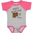 thumbnail image 3 of Inktastic Party at My Crib Boys or Girls Baby Bodysuit, 3 of 5