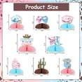 thumbnail image 6 of Western Gender Reveal Decorations, 8pcs Cowboy or Cowgirl Gender Reveal Honeycomb Centerpiece It's a Cowboy Cowgirl Table Topper for Western Rodeo Boy or Girl Baby Shower Gender Reveal Party, 6 of 6