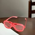 thumbnail image 6 of LED Light Up Party Glasses - 5 Colors Available (White/Red/Pink/Green/Blue) - Battery Operated Illuminated Eyewear Frames - Comfortable Slotted Design - Perfect for Christmas, Bir, 6 of 6