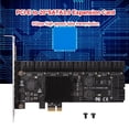 thumbnail image 1 of Tarjeta de expansión PCIE de 20 puertos PCIe SATA 3.0 Riser Adapter 6Gbps para escritorio Likrtyny  Para estrenar, 1 of 4