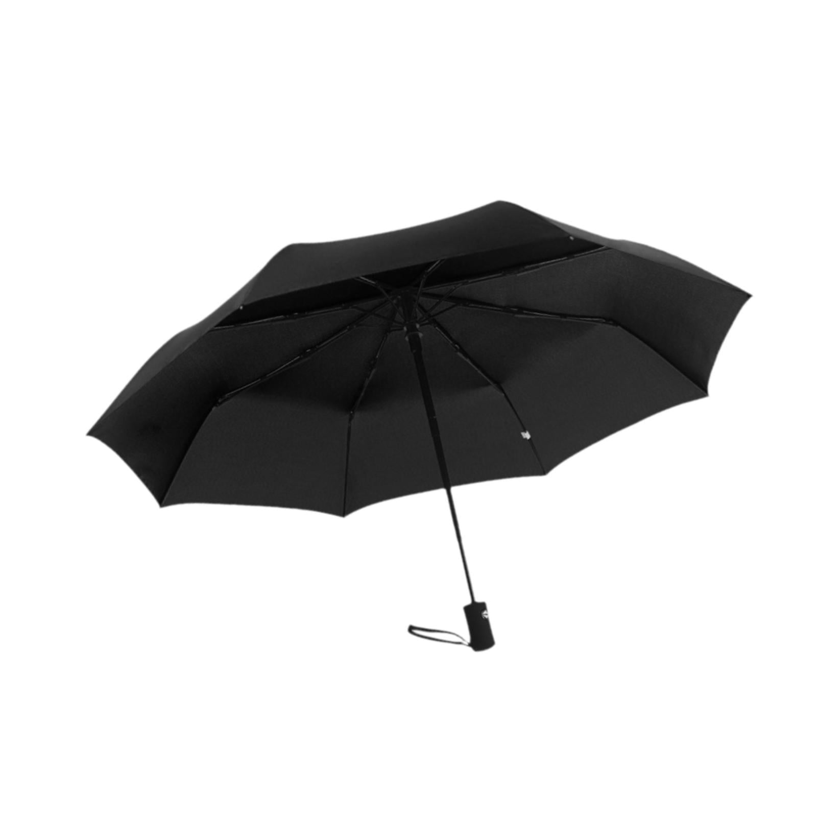 Abbraccia Rain And Sun Umbrellas, Professional Auto Open And Close Umbrella for Outdoor Camping And Travel Black