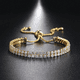 thumbnail image 2 of Pulsera Con Dos Filas De Diamantes Joyeria Mujer Regalos Xtellar plateado, 2 of 4